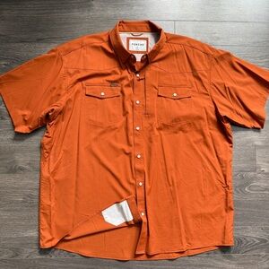 Poncho Outdoors "The 1969" SS shirt - XXL -  Burnt Orange